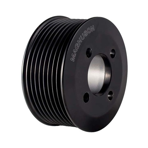 [57-03-08-075-BL] Magnuson Two-Piece Pulley, 8 Rib, 75mm Diameter 57-03-08-075-BL