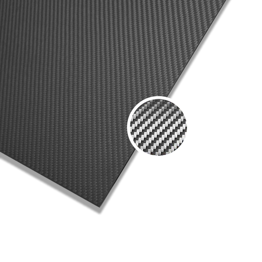 Carbon Fiber Sheet - Double Sided 1mm