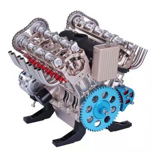 [DM118] V8 Mini Engine Assembly Model