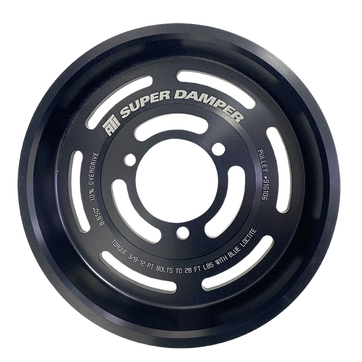 [916106] ATI Supercharger Pulley 8 Rib, 10% OD 8.690"