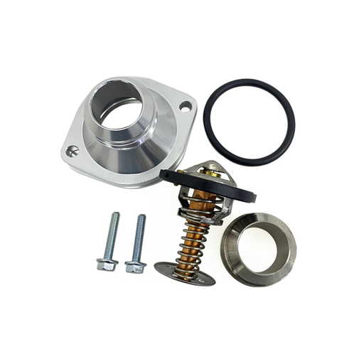 [HC8939] LS Aluminum Water Pump Adapter Kitto -20AN Inlet & Outlet w/ 160°FThermostat