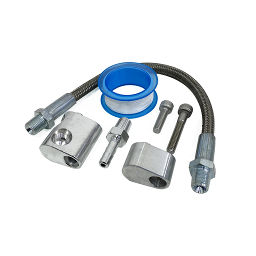 [HS-002] LS Engine 3-Bolt DBC DBW Gen 3 Throttle Body Bypass Steel Braided Hose Kit Coolant Crossover Steam Tube LSX LS1 LM7 LR4 LQ4 LS6 L59 LQ9 LM4 L33 551694H