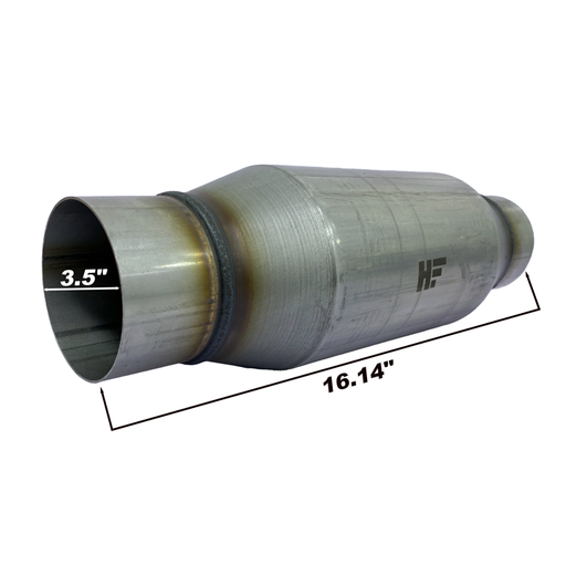 [355012] Exhaust Resonator 3.5" Short
