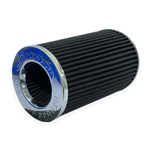 [JAU-D023802-15] Simota Air Filter 3" Black Chrome Long