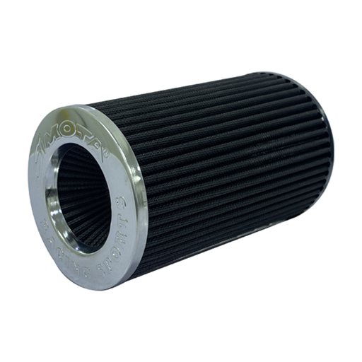 [JAU-G023802-15] Simota Air Filter 3.5" Black Chrome Long