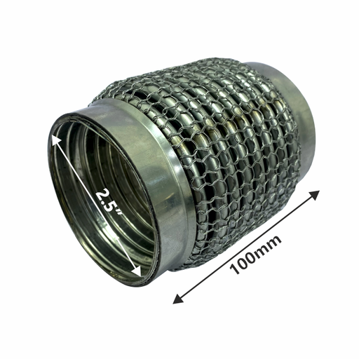 [NF25100HIL] Flexible SS Coupling Wire Mesh 2.5" 100mm
