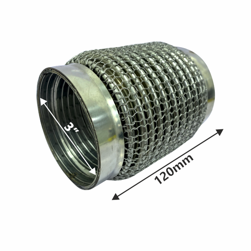 [NI30120HIL] Flexible SS Coupling Wire Mesh 3" 120mm