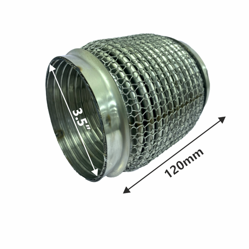 [NF35120HIL] Flexible SS Coupling Wire Mesh 3.5" 120mm