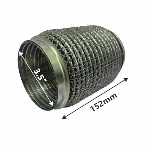 [NF35152HIL] Flexible SS Coupling Wire Mesh 3.5" 152mm