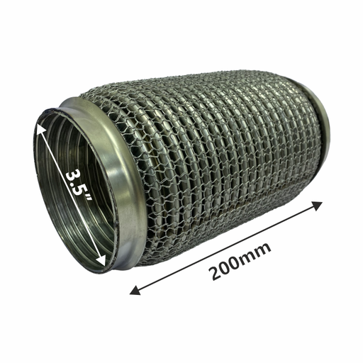 [NF35200HIL] Flexible SS Coupling Wire Mesh 3.5" 200mm