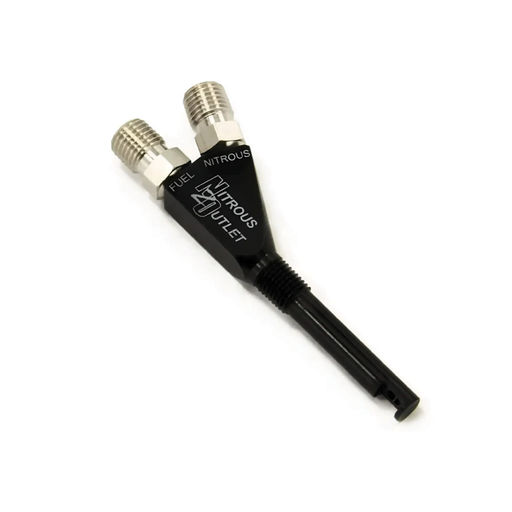 [00-40003] Nitrous Outlet 1/16" NPT Extended Reach Wet Nitrous Nozzle - 90 Degree Discharge/Aluminum