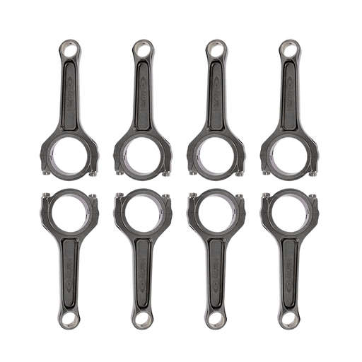 [U17178] Callies Connecting Rod, Ultra I-Beam, Forged 4340 Steel, Cap Screw, ARP L19, Bushed, 6.350" Length, Chevy, Small Block, LS, Set of 8