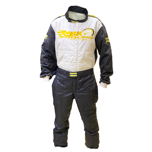 [RSN-500A] FIA 3 Layer Race Suit M Standard I Black/White