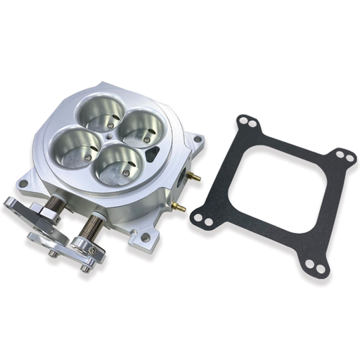 [GBVP01507] 4150 Throttle Body, Victor EFI, 4-Barrel, 4150-Style Mounting Flange, 1.75" Bore, Includes GM-Style Stepper IAC Motor, Set