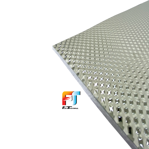 Stainless Steel Heat Shield w/ Adhesive, 23"x24", Each