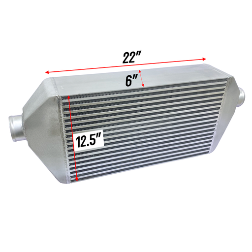 [TR1260-35] HF Intercooler 1300 HP Efficient, 1950 CFM, 22"x6"x12.5", 3.50 CNC Lips