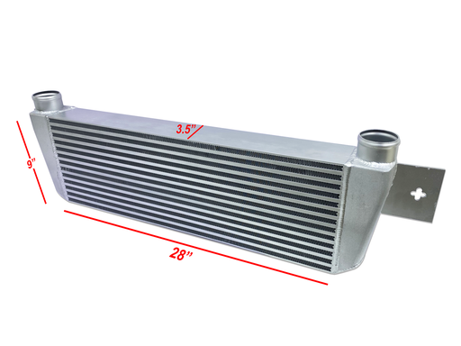 [TRX7] HF Intercooler Core Size, 3.5"x9"x28", 2.5" Inlets, 857 CFM Flow Rate, 580HP Efficient