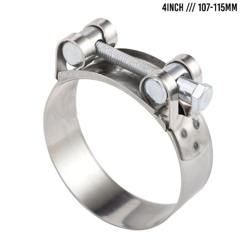 [121-129] Stainless Steel Clamp 4.5" (121mm-129mm)