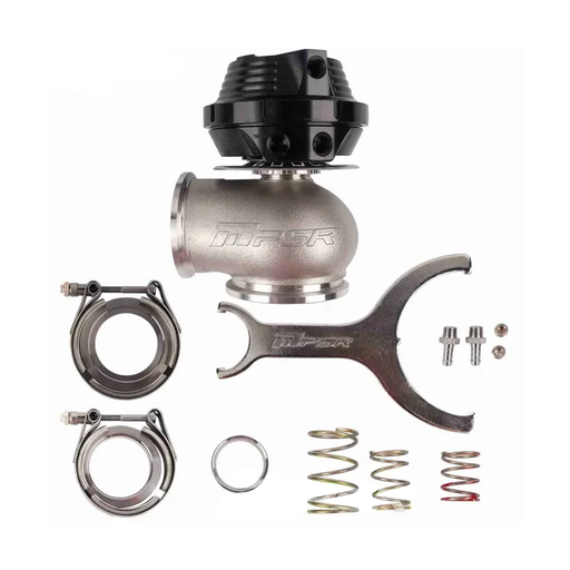 [744323801] PSR Wastegate New Gen 38mm Black, Dual V-Band