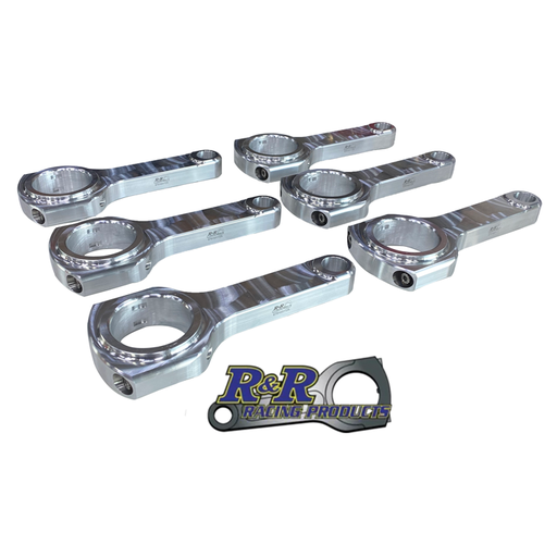 [NISSAN486791SOLID] R&R Con Rod TB48, 172.5mm Length, Solid L19 Bolt, Set of 6