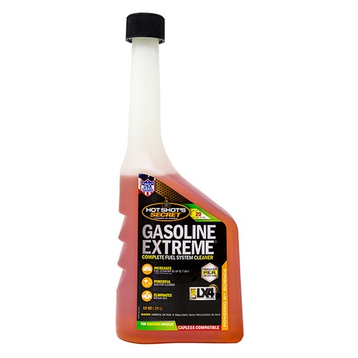 [GE12Z] Hot Shot's Secret Gasoline Extreme Fuel System Additive 12oz Capless