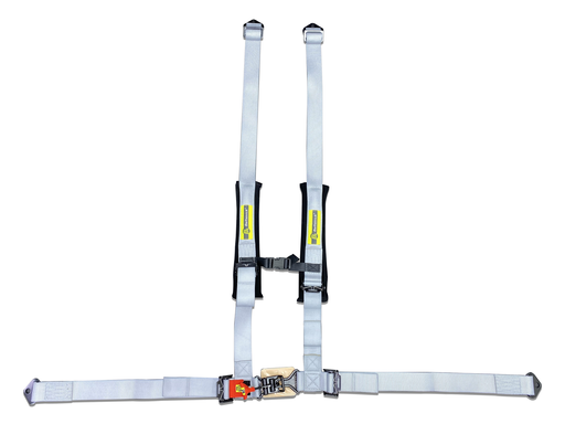 [BI-100-2SL] 2" 4pt Seatbelt Forged Latch & Link UTV, Silver