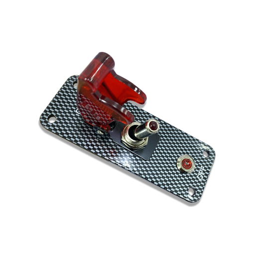 [PN-SAC1] Toggle Switch w/ Transparent Red Guard Cover, Switch Panel, LED Indicator