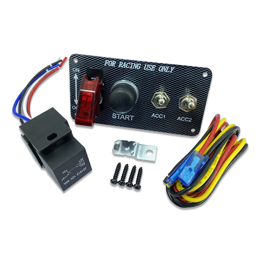 [PN-SAC4-B05] Racing Switch Panel, Covered Toggle Switch, Auto Toggle Switch, ASW-B05, Red LED