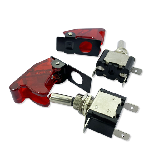 [ASW-07D+SAC-01] Red LED Switch 2pc