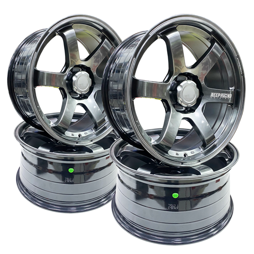 Nissan Patrol Rim, Size 20x9.0, 0 Offset, H/PCD 6x139.7, Center Bore 106.1mm, Smoky Black, Set of 4