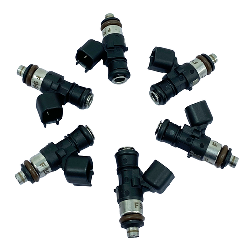 [U77-1500-6-0] AUS Injection Bosch Based 1500 cc Short, 14mm Top O-Ring, Set of 6