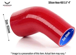Silicon Hose 45D 3.5&quot;-4&quot; Red