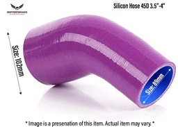 Silicon Hose 45D 3.5&quot;-4&quot; Purple