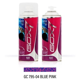 Gox7 Leather Crackle Blue Pink