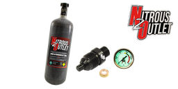 Nitrous 12lb Carbon Bottle Bundle (6AN)