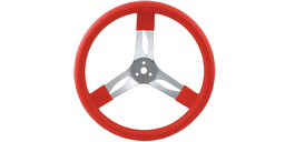 QUICKCAR Aluminum Steering Wheel 15&quot; Red