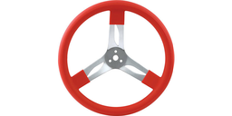 QuickCar Aluminum Steering Wheel 17&quot; Red