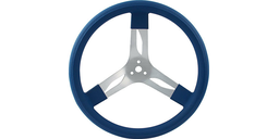 QUICKCAR Aluminum Steering Wheel 17&quot; Blue