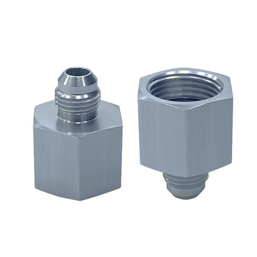 [AD5004] 10AN Female to 6AN Male Flare Reducer Silver