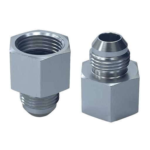 [AD5005] 10AN Female to 8AN Male Flare Reducer Silver