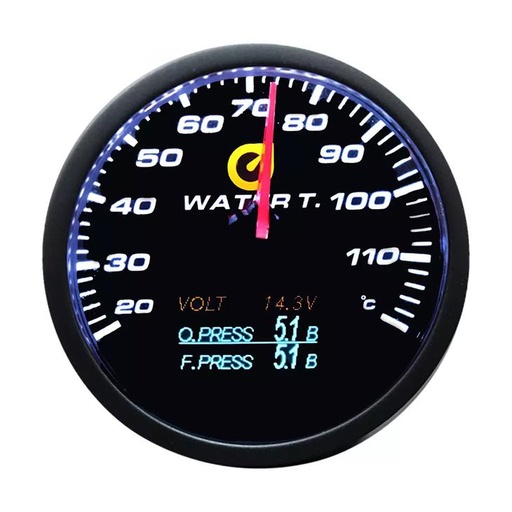 [#333WT4B] 4 in 1 Gauge (Water Temp, Volt, Oil Pressure, Fuel Pressure)