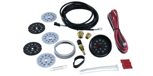 [30-5140] AEM Oil/Water/Trans Temp. Gauge - Analog