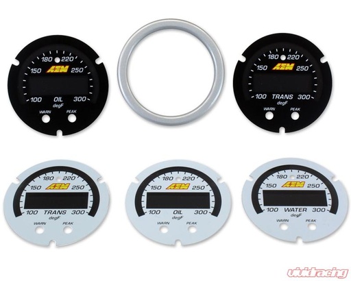 [30-0302-ACC] AEM Water Temp. Gauge - Digital Celcius Plate