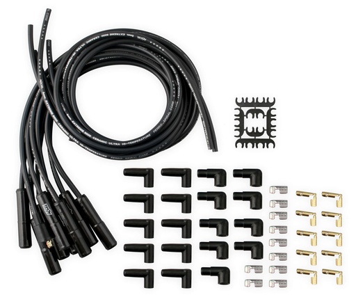 [9000CK] Accel Universal Ceramic 180 Boots Wire Kit Black