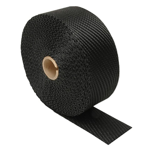 [HT13X-50] Black Exhaust Wrap 2" 15m, Each