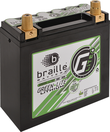 [G20] Braille Green-Lite Lithium Battery G20 12V (No Warranty)