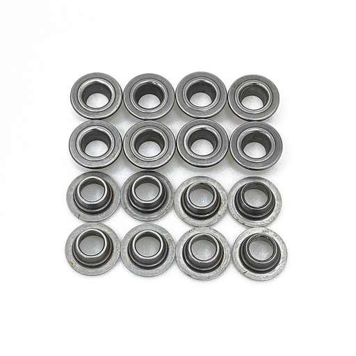 [1774-16] Comp Cams 7deg Tool Steel Retainer Set of 16 for 7228 & 7230 Conical Springs: 8mm Valve Stem, 1.290" O.D.