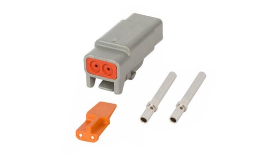 [DJK7021-1.0-11] DTM Connector 2 Pin (F)