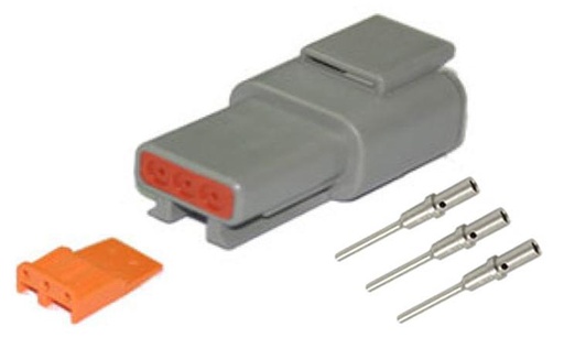 [DJK7031-1.0-21] DTM Connector 3 Pin (M)