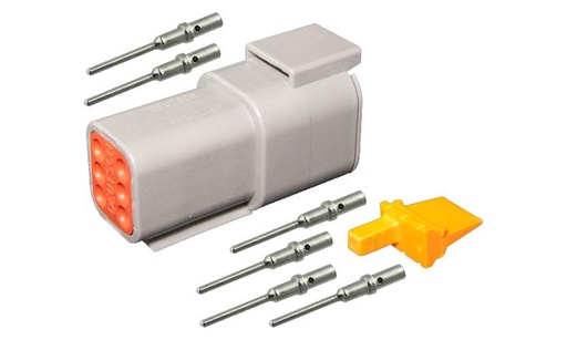 [DJK7061-1.0-21] DTM Connector 6 Pin (M)